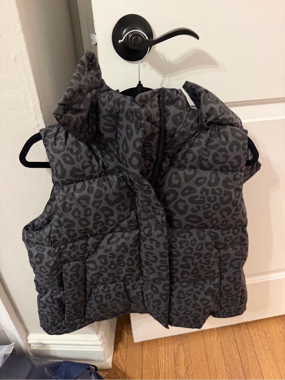 NWT Lululemon Leopard Print Wunder Puff Vest size 6